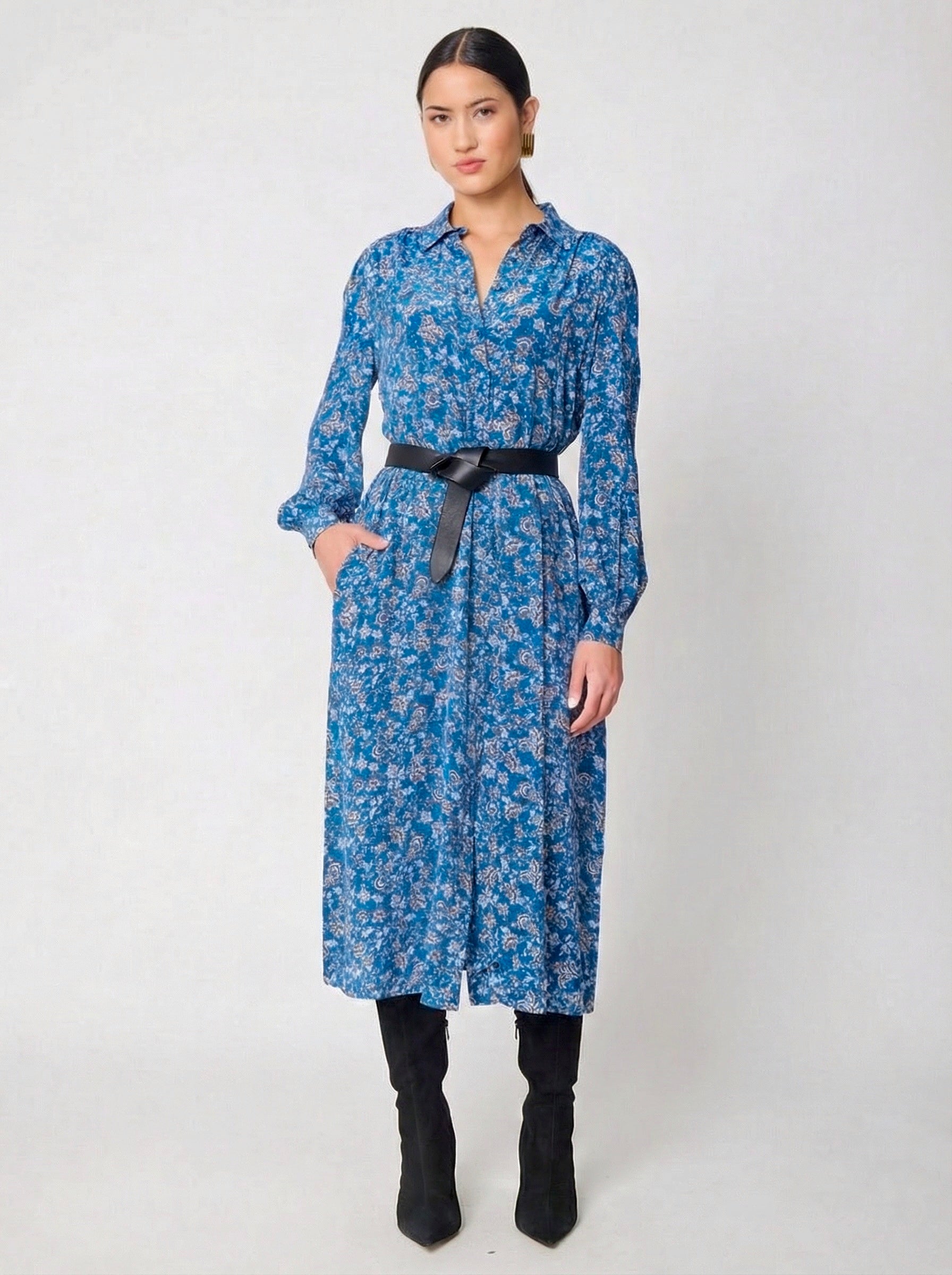 Nadia dress in York Print