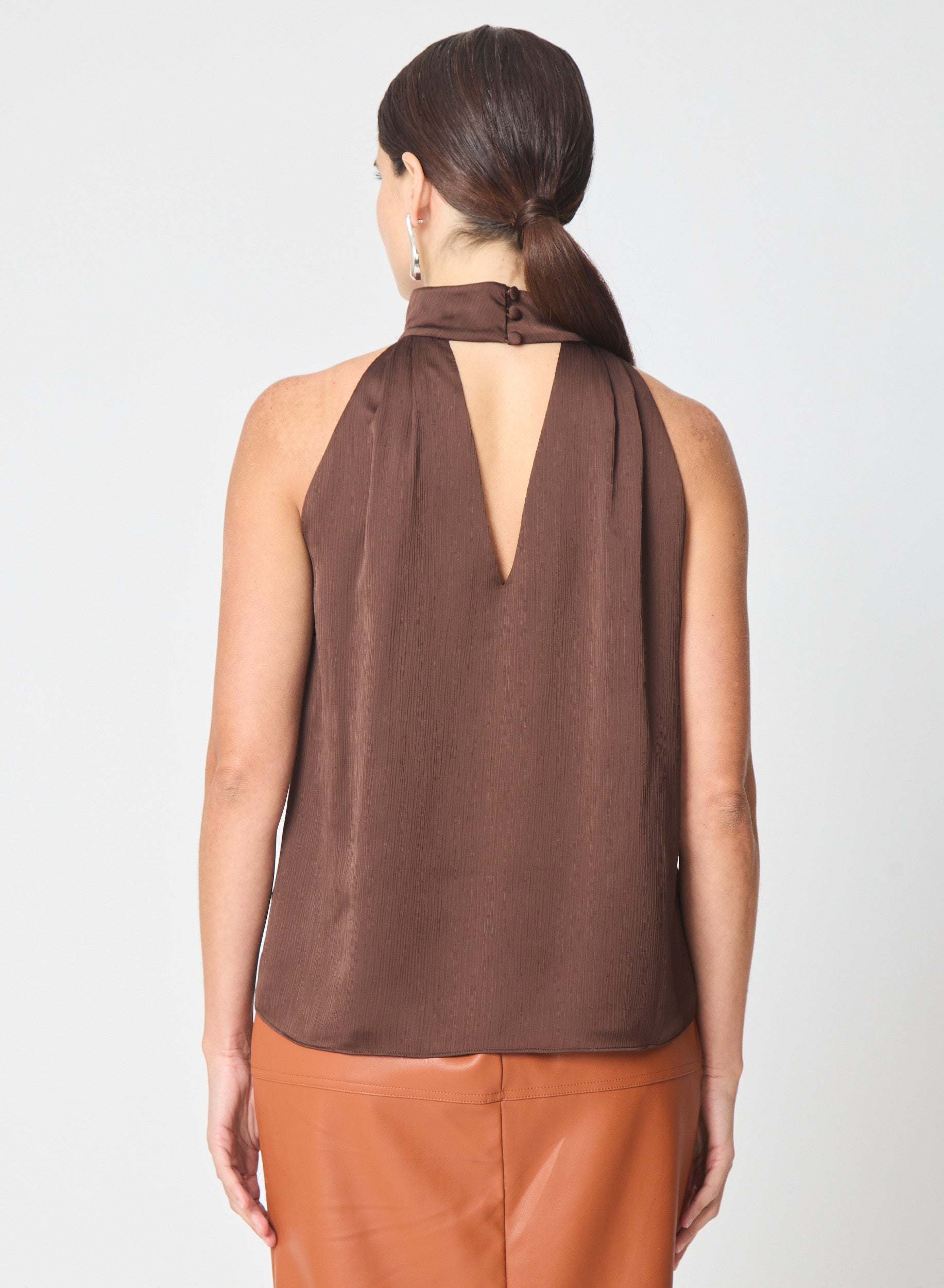 Wynna blouse in Brown
