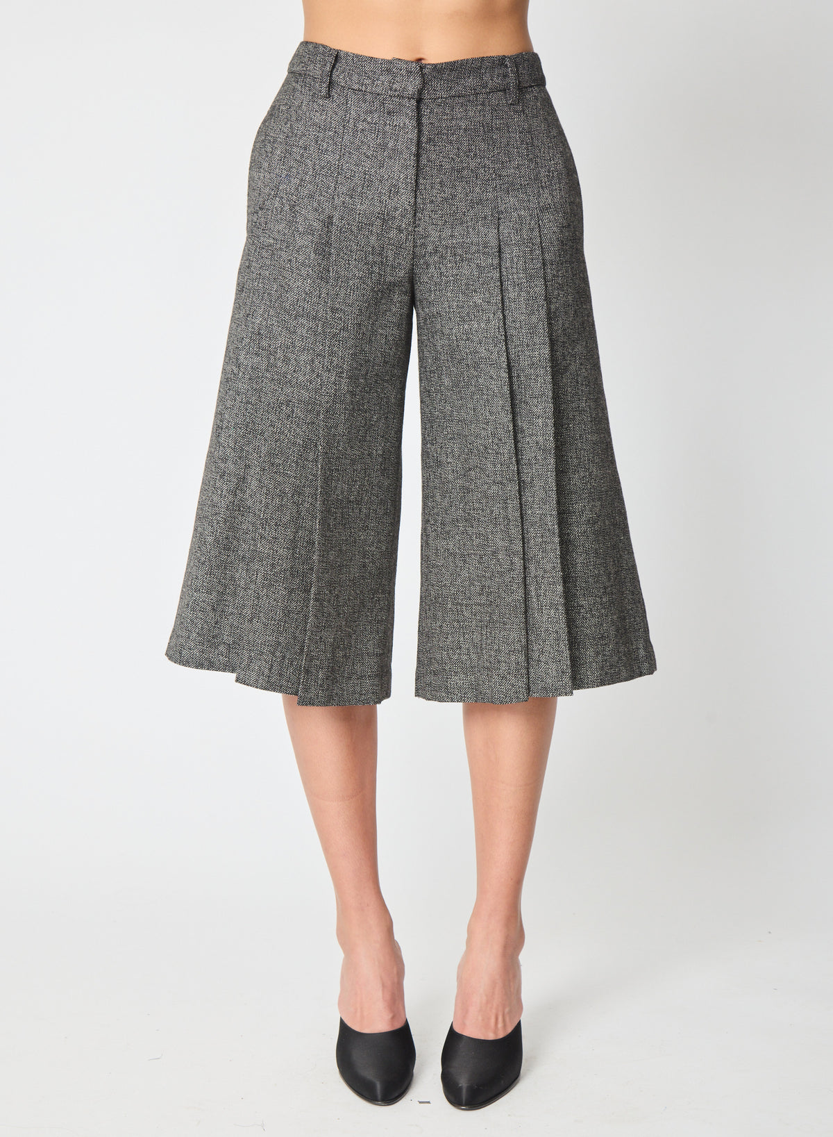 Jules pant in Black Tweed