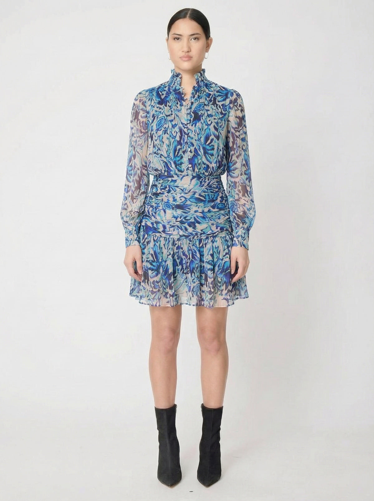 Nina dress in Plymouth Print
