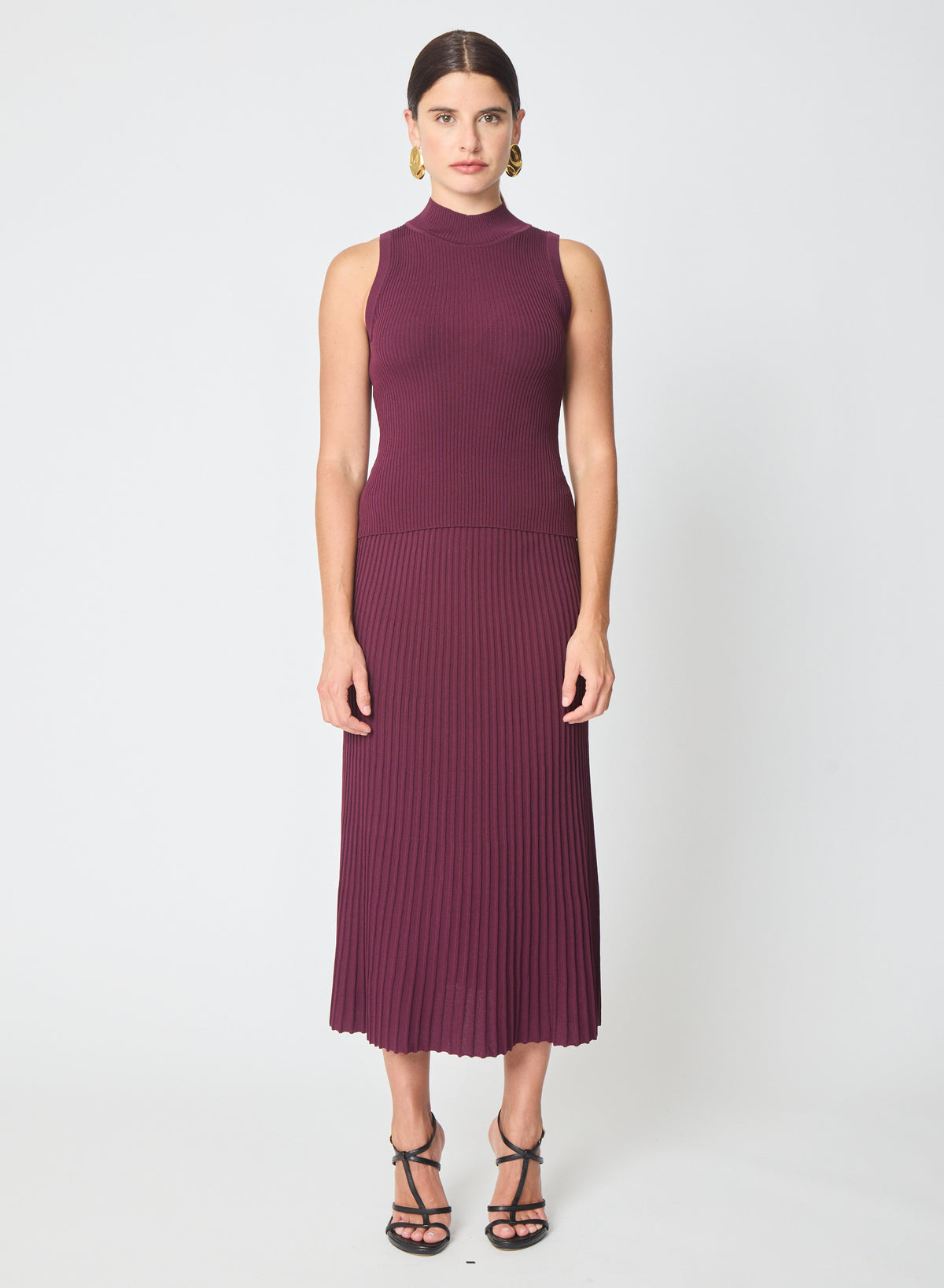 Nyra skirt in Burgundy