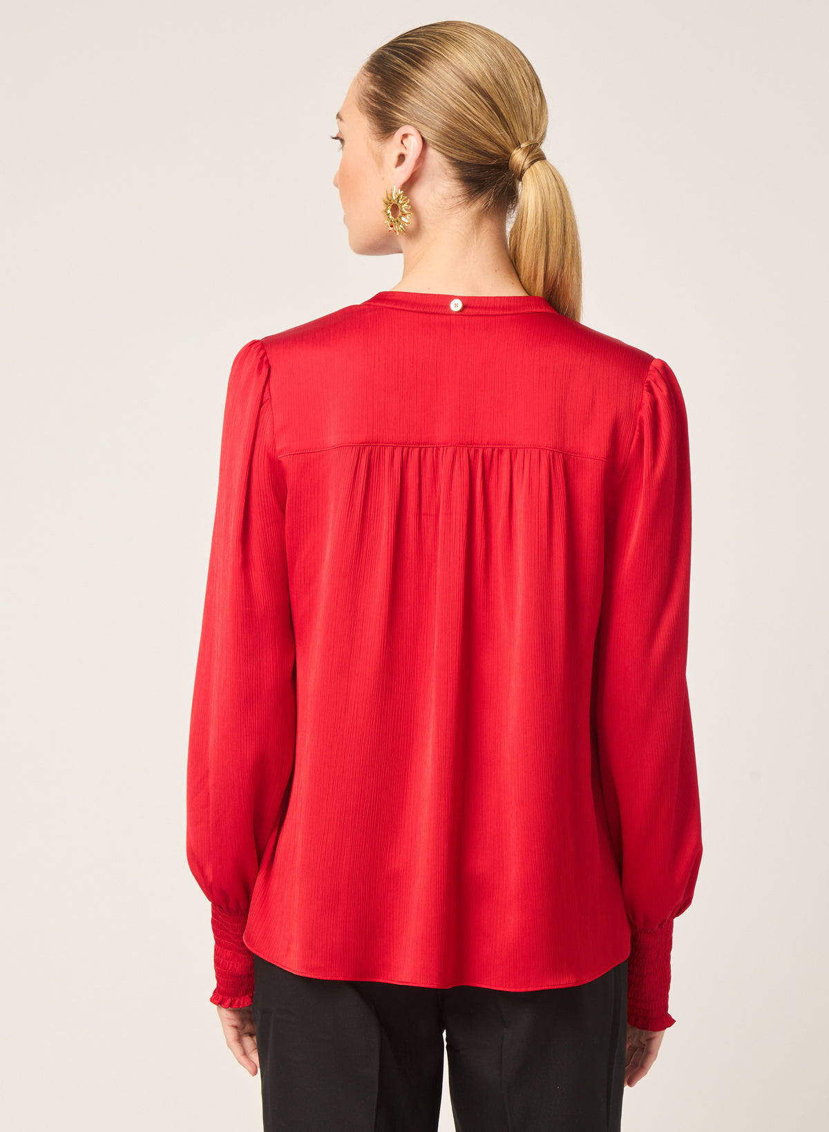 Suki blouse in Red color - Gilner Farrar