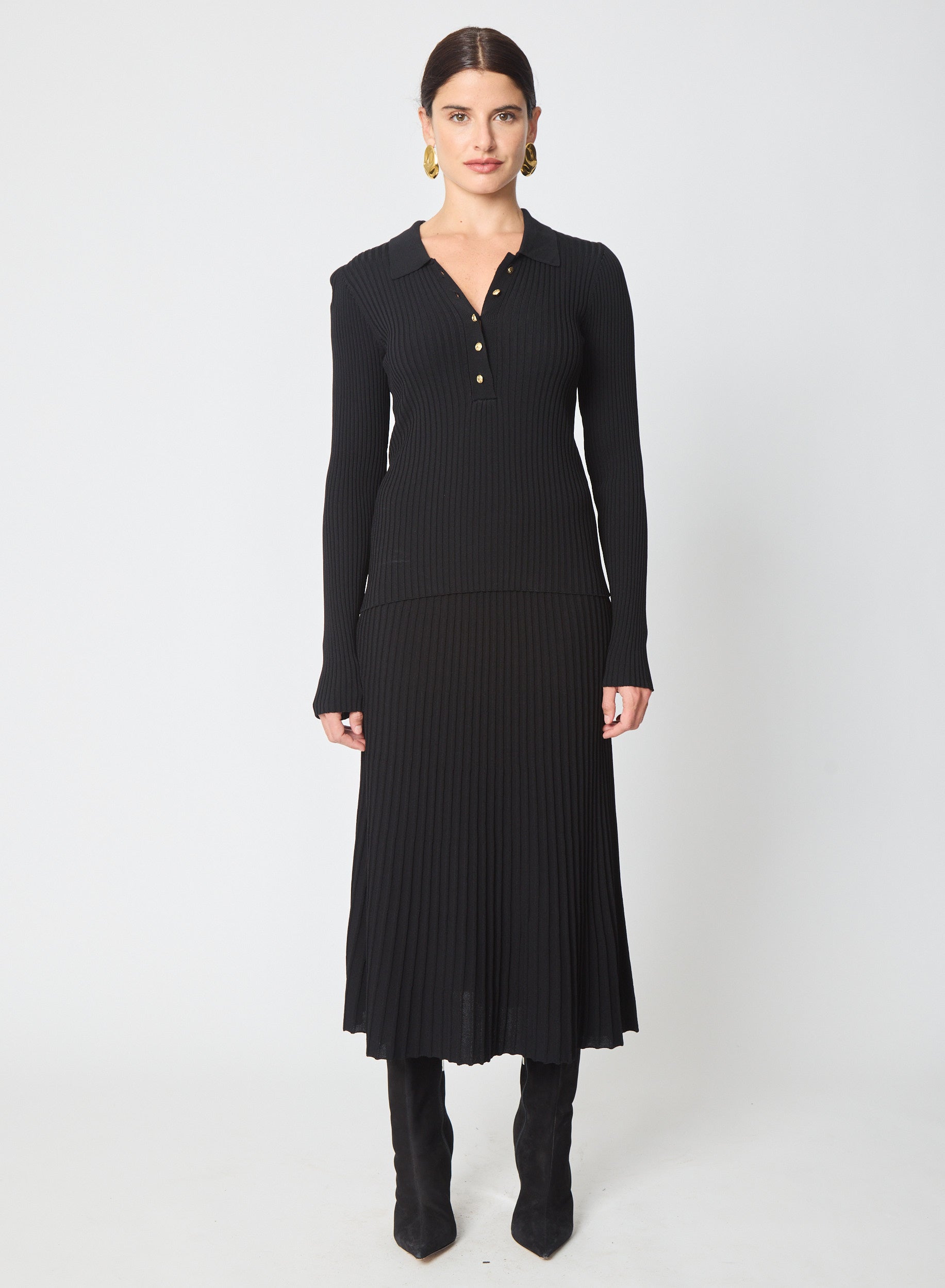 Iris top in Black